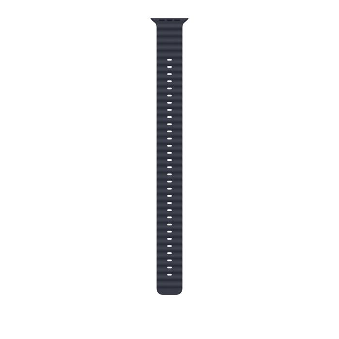 Apple Watch 49/44/45/46mm námořnicky modré prodloužení oceánského řemínku s černým titanem
