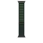 Apple Watch 49/44/45/46mm tmavě zelený alpský tah s černým titanem M