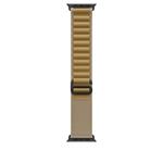 Apple Watch 49/44/45/46mm žlutohnědý alpský tah s černým titanem M