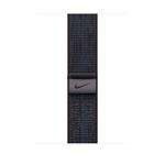 Apple Watch 49/46/45/44mm černo-modrý provlékací sportovní řemínek Nike