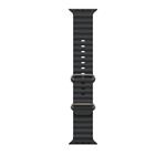 Apple Watch 49/46/45/44mm černý oceánský řemínek s přírodním titanem