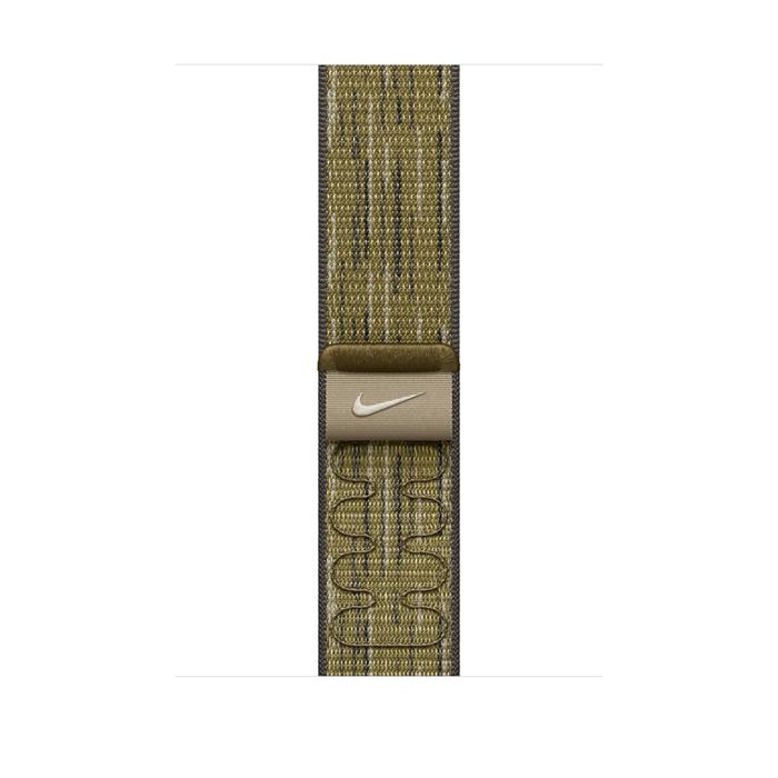 Apple Watch 49/46/45/44mm zeleno-šedý provlékací sportovní řemínek Nike