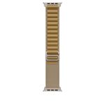 Apple Watch 49/46/45/44mm žlutohnědý alpský tah s přírodním titanem M