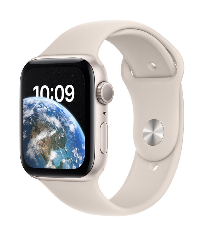 Apple Watch SE (2022) GPS 44mm hvězdně bílé