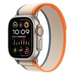 Apple Watch Ultra 2 49mm titanová s oranžovobéžovým trailovým tahem M/L