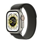 Apple Watch Ultra GPS + Cellular, 49mm Titanium Case with Black/Gray Trail Loop - S/M