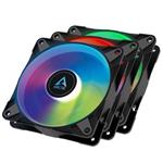 ARCTIC P12 PWM PST A-RGB 0dB Black, 3-pack