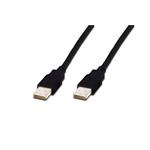 ASSMANN USB kabel A/samec na A/samec, 1.8m, černý