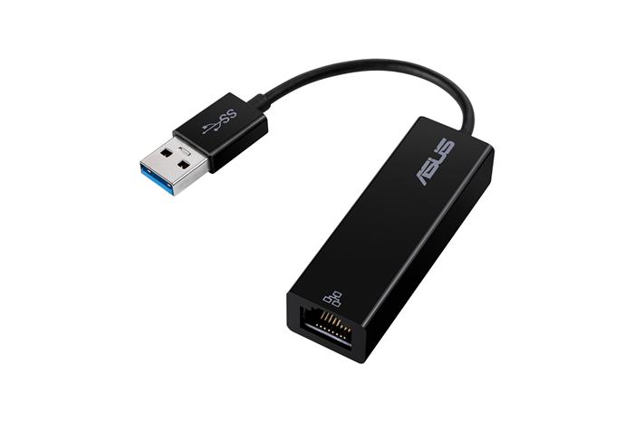 ASUS OH102, USB ethernetový adaptér, 100mbps, 1x RJ45, černý