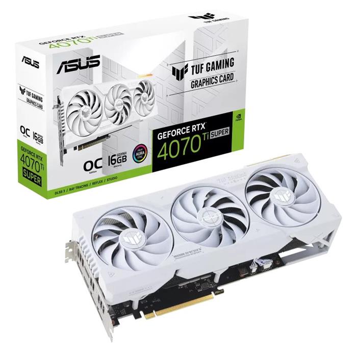 ASUS TUF Gaming GeForce RTX 4070 Ti SUPER 16GB GDDR6X OC White