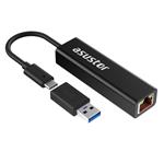 Asustor adaptér AS-U2.5G2, 2.5Gigabitový síťový adaptér, USB 3.0, USB-C + USB-A