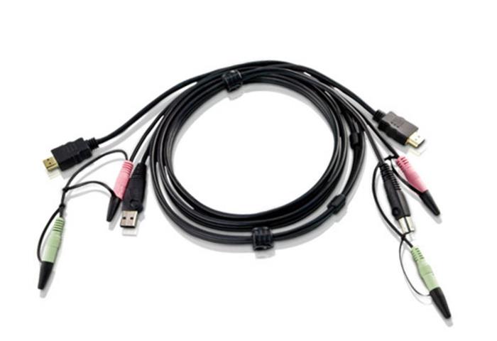 ATEN 1.8M USB HDMI KVM Cable with Audio