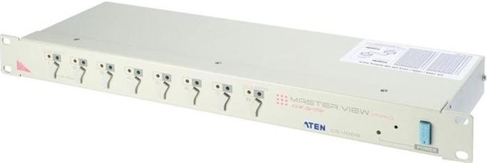 ATEN CS-1008, KVM switch, PS/2&AT, OSD, mic&speaker 8 PC, 19"