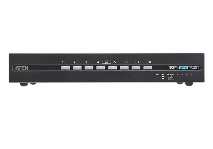 ATEN CS1148D4C 8portový zabezpečený KVM přepínač USB DVI se dvěma displeji a CAC (kompatibilní s PSD PP v4.0)
