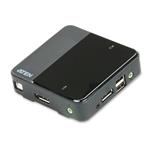 Aten CS782DP, 2-portový KVM switch, USB + DP, 4K/UHD@60Hz, audio