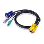 ATEN integrovaný kabel 2L-5202P pro KVM PS/2, 1.8m