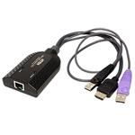 Aten KA7168, KVM modul k přepínači počítačů přes LAN (HDMI, 2x USB, Virtual Media)