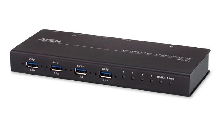 ATEN USB 3.0 Industrial přepínač periferií 4:4 US3344I