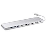 ATEN USB-C Multiportová dokovací stanice DP, HDMI, VGA, RJ45, Audio, čtečka, PD