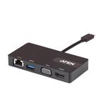 ATEN USB-C Multiportová dokovací stanice HDMI, VGA, RJ45, USB3.1