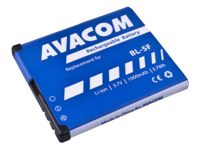 Avacom náhrada za baterii Nokia BL-5F, 3.6V, 1000mAh