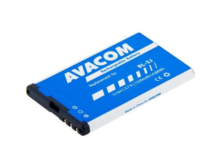 Avacom náhrada za baterii Nokia BL-5J, Li-Ion, 3.7V, 1320mAh