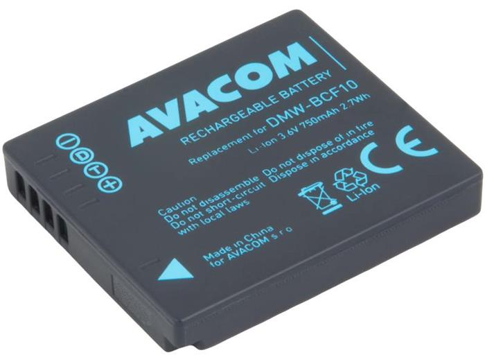 Avacom náhradní baterie Panasonic DMW-BCF10 Li-Ion 3.6V 750mAh 2.7Wh