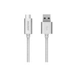 AVACOM TPC-100S kabel USB A -> USB Type-C, 100cm, stříbrný