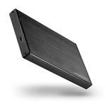 AXAGO ALINEbox, externí box na 2.5" SATA disk, USB 2.0, černý