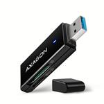 AXAGON CRE-S2N, USB 3.1 čtečka karet, SD/microSD, podpora UHS-I