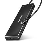 AXAGON HUE-F7C, 7-portový USB 3.0 hub, 30cm USB-C kabel