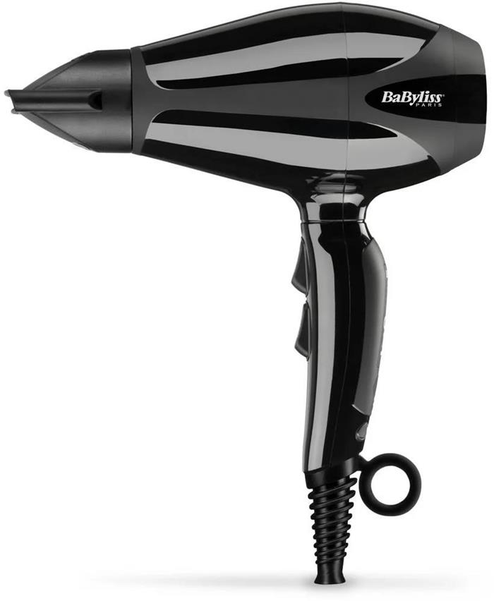 BaByliss 6715DE fén, profesionální, 2400 W, 2 rychlosti, 3 teploty, studený vzduch, černý