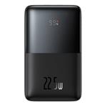 Baseus Bipow Pro Powerbanka s digitálním displejem 20000mAh 22.5W černá + USB kabel USB-A/USB-C 30cm, černá