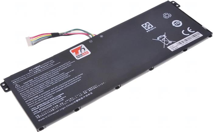 Baterie T6 power Acer Aspire ES1-311, ES1-511, E5-571, E5-721, V3-371, 3150mAh, 48Wh, 4cell, Li-ion