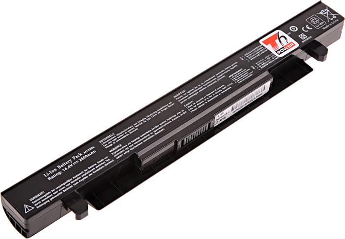 Baterie T6 power Asus X450, X550, X552, A450, A550, F450, F550, F552, R510, 4cell, 2600mAh