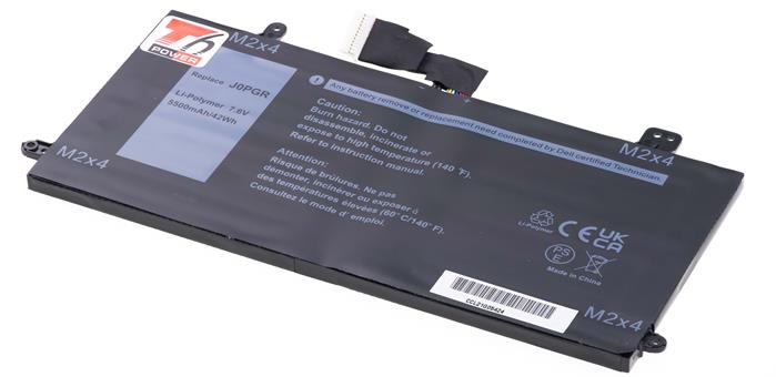 Baterie T6 Power Dell Latitude 12 5285, 5290 2in1, 5500mAh, 42Wh, 4cell, Li-pol