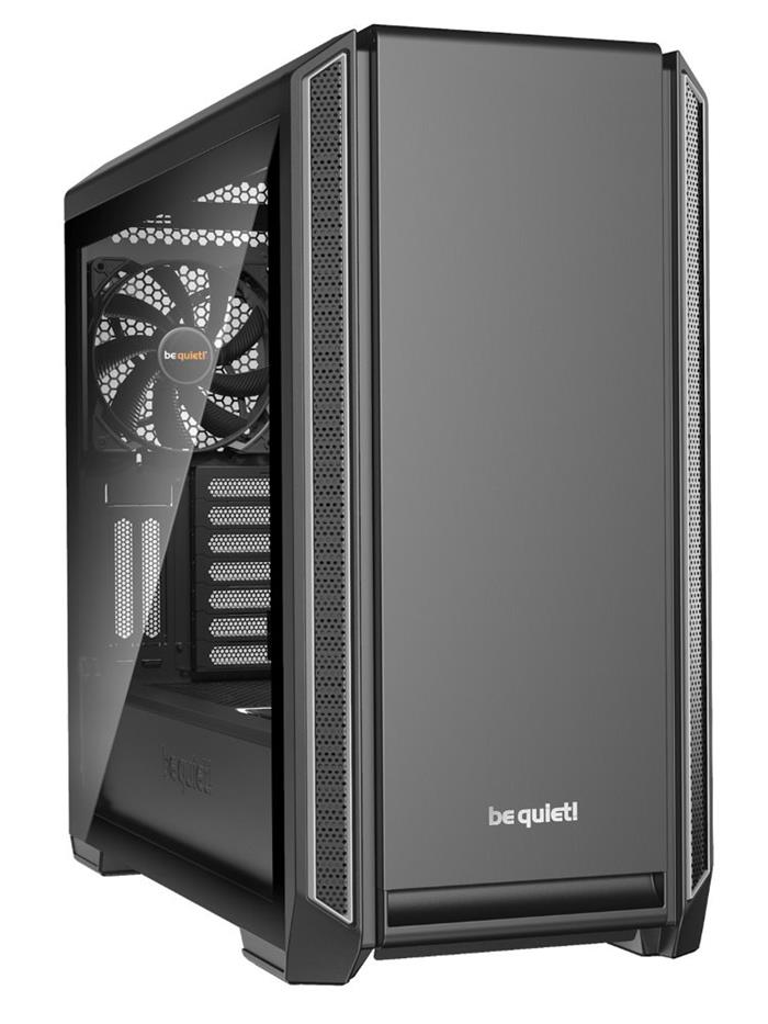 Be quiet! Silent Base 601 Window, mid tower skříň, 2x USB3.0, průhled, stříbrná