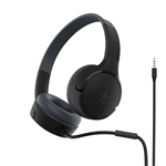 Belkin SOUNDFORM Mini - Wired On-Ear Headphones for Kids - dětská sluchátka, černá