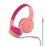 Belkin SOUNDFORM Mini - Wired On-Ear Headphones for Kids - dětská sluchátka, růžová