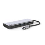 Belkin USB-C 7in1 Multiport adapter - 4K HDMI, USB-C PD 3.0, 2x USB-A 3.0, čtečka SD a micro SD karet, 3,5mm jack
