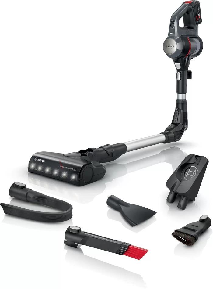 Bosch Unlimited 7 Grafit tyčový vysavač, akumulátorový, HEPA H13 filtr, na všechny druhy podlah, šedá