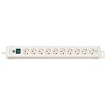 Brennenstuhl Extension socket Premium-Line 10-way white H05VV-F 3G1,5 (1952200100)