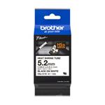 Brother HSE-211E, bužírka bílá / černá (5,2 mm)