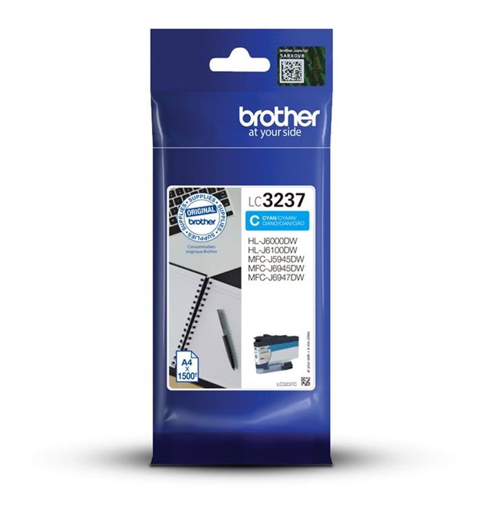 Brother LC-3237C (inkoust black,1500 str.@ 5% draft)