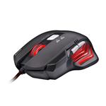 C-TECH Akantha, herní myš, 2400dpi, červené podsvícení, USB