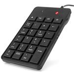 C-TECH KBN-01, numerická klávesnice, 23 kláves, USB, slim, černá