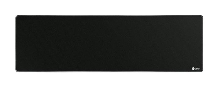 C-TECH podložka pod myš i klávesnici MP-01XL, černá, 900x270x4mm, obšité okraje