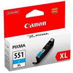 Canon CLI-551C XL, inkoustová cartridge, azurová, 11ml