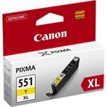 Canon CLI-551Y XL, inkoustová cartridge, žlutá, 11ml