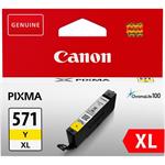 Canon CLI-571 XL Y, žlutá inkoustová cartridge, 11ml
